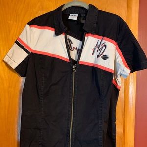 Women’s Harley-Davidson zip front top